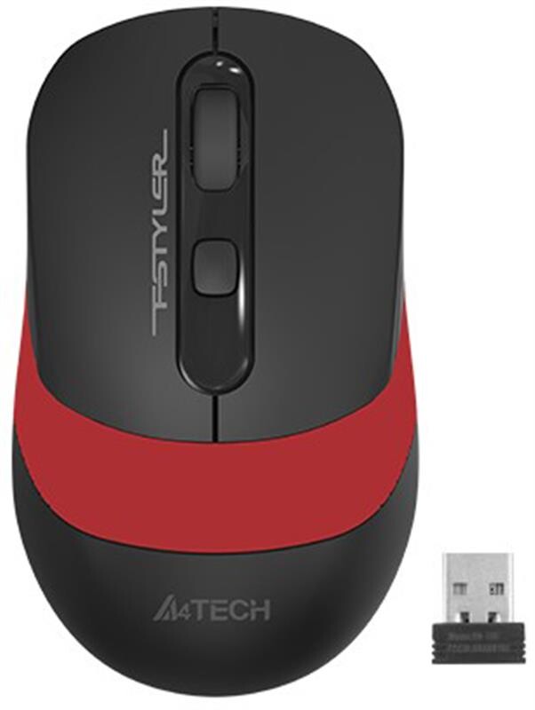 Мишка бездротова A4Tech FG10 Black/Red USB