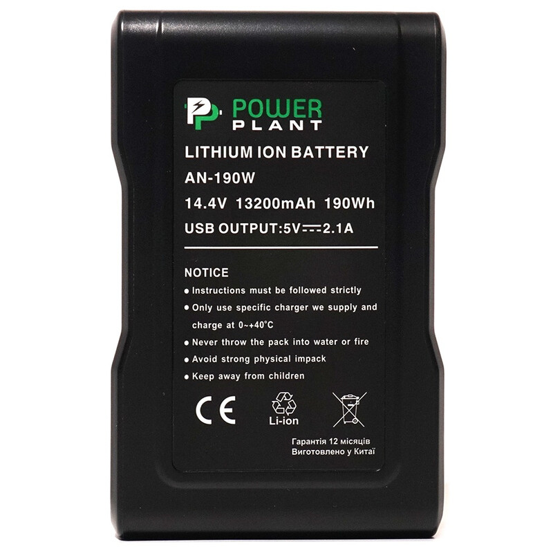 АКБ PowerPlant для відеокамери Sony AN-190W 13200mAh (DV00DV1418)