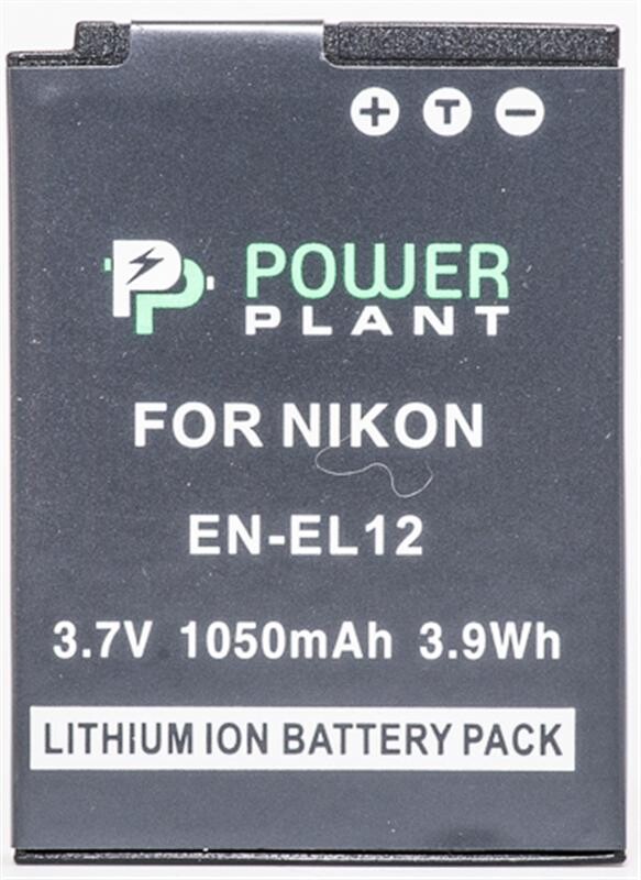 Аккумулятор PowerPlant Nikon EN-EL12 1050mAh (DV00DV1242)