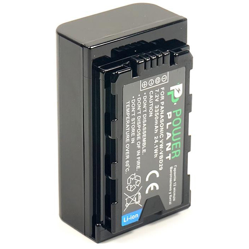 Акумулятор PowerPlant Panasonic VW-VBD29 3350mAh (CB970070)