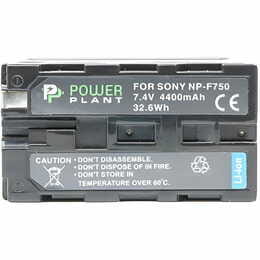 Акумулятор PowerPlant Sony LED NP-F750 4400mAh (DV00DV1366)
