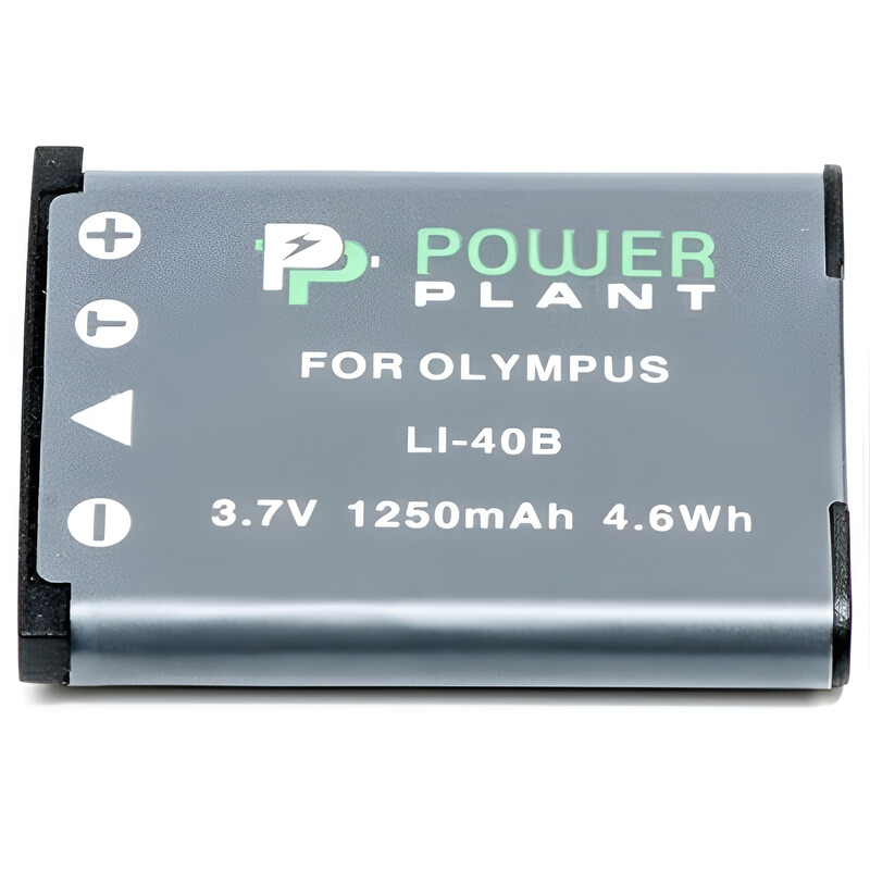 Аккумулятор PowerPlant Olympus Li-40B, Li-42B, D-Li63, NP-45, NP-80, EN-EL10 1250mAh (DV00DV1090)