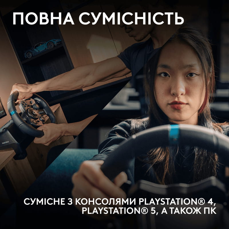 Руль Logitech G923 for PS4 and PC Black (941-000149)