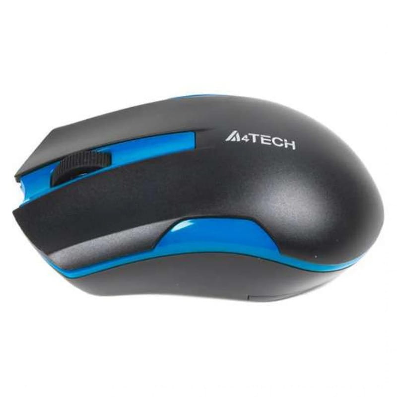 Мышь беспроводная A4Tech G3-200N Black/Blue USB V-Track