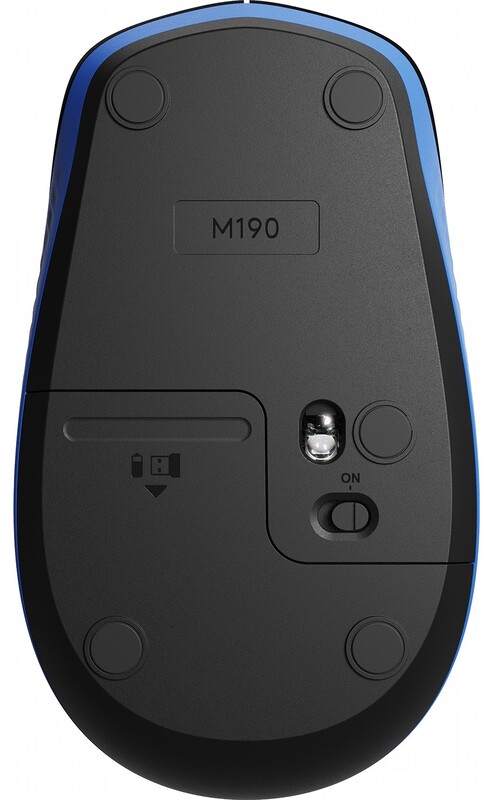 Мышь беспроводная Logitech M190 Wireless Blue (910-005907)