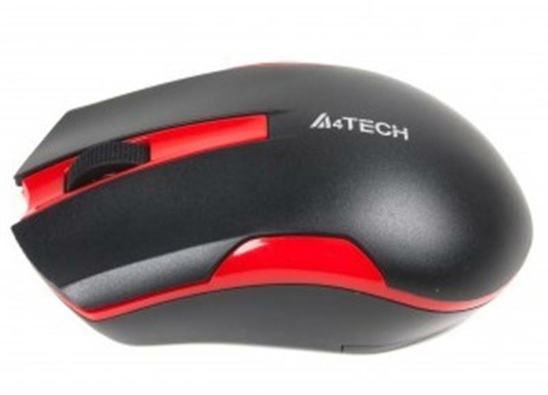 Мышь беспроводная A4Tech G3-200N Black/Red