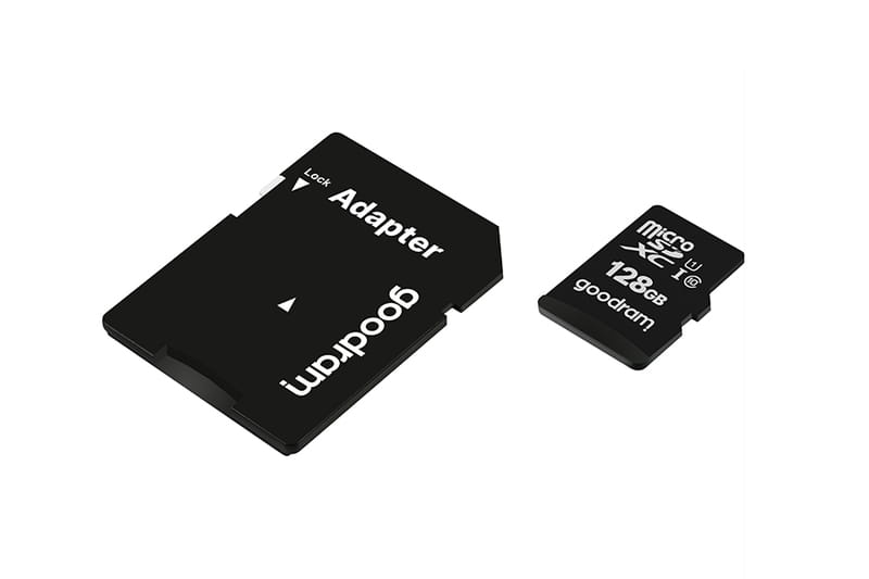 Карта памяти MicroSDXC 128GB UHS-I Class 10 Goodram + SD-adapter (M1AA-1280R12)