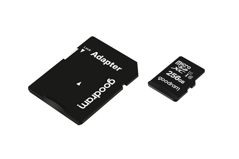 Карта памяти MicroSDXC 256GB UHS-I Class 10 Goodram + SD-adapter (M1AA-2560R12)