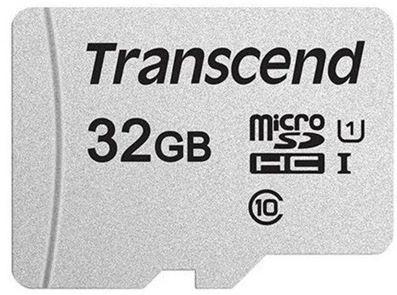 Карта памяти MicroSDHC  32GB UHS-I Class 10 Transcend 300S + SD-adapter (TS32GUSD300S-A)