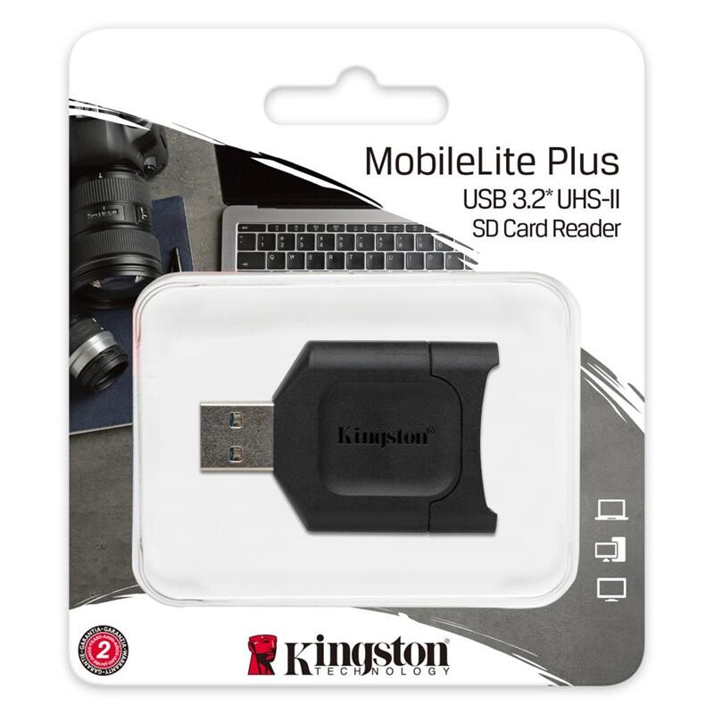 Картридер USB3.2 MobileLite Plus SD Black (MLP)
