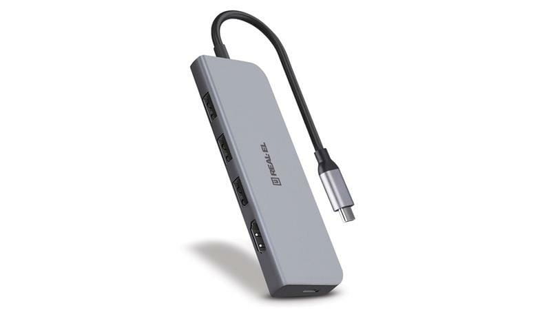 USB-хаб REAL-EL CQ-700 4 ports