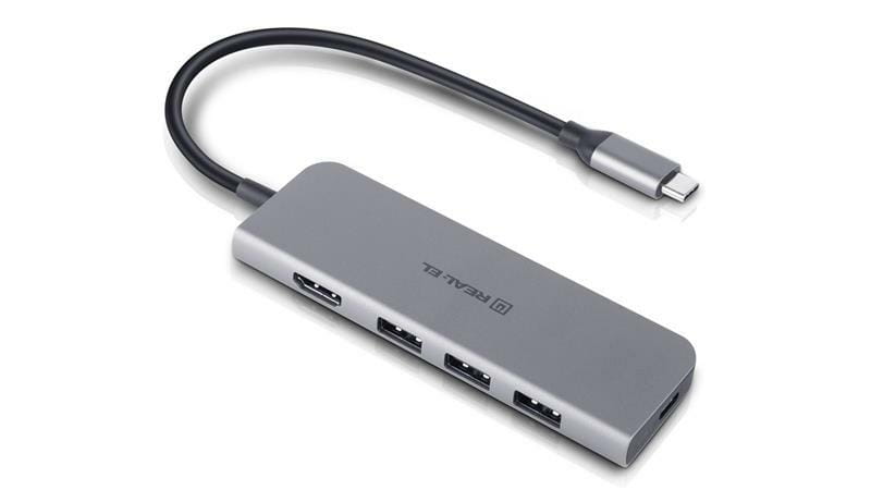 USB-хаб REAL-EL CQ-700 4 ports