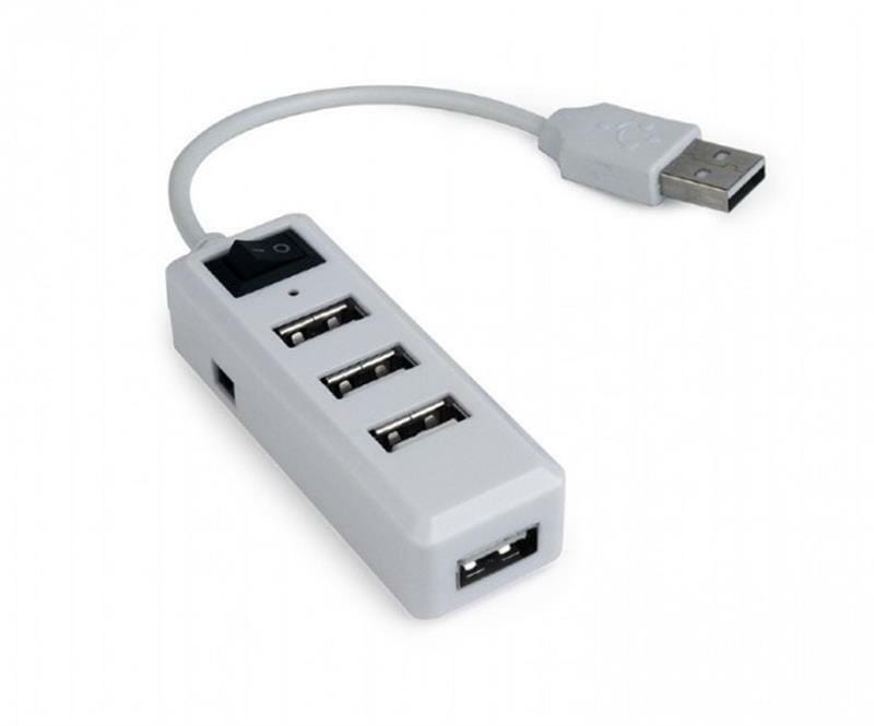 USB-хаб Gembird UHB-U2P4-21 4 ports White