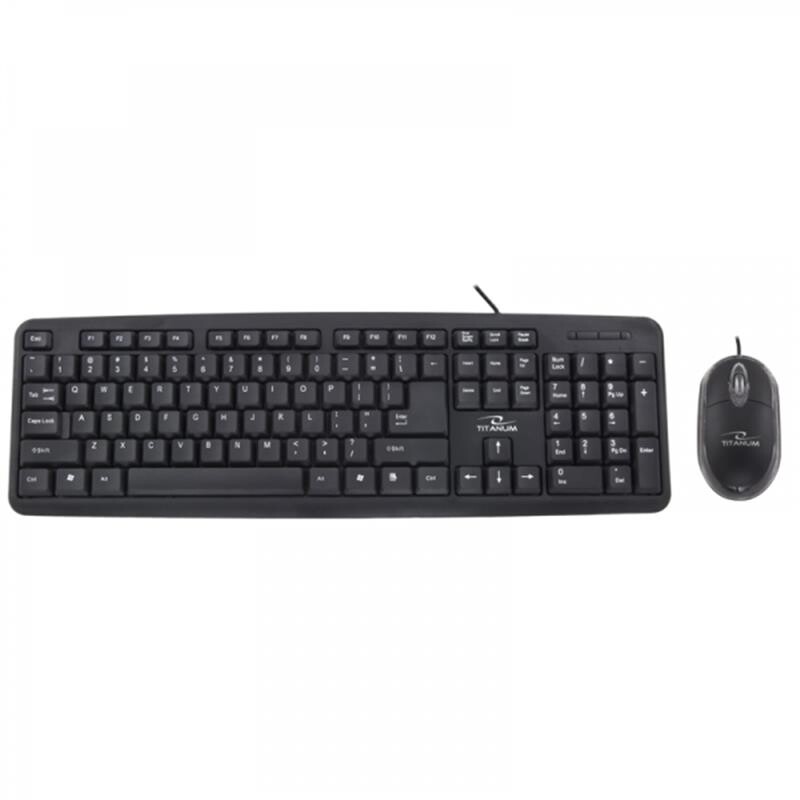 Комплект (клавіатура, мишка) Esperanza TK106 Black USB