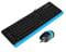 Фото - Комплект (клавіатура, миша) A4Tech F1010 Black/Blue | click.ua