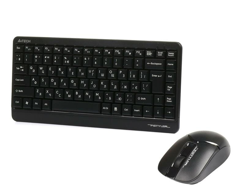Комплект (клавіатура, миша) бездротовий A4Tech FG1112 Black