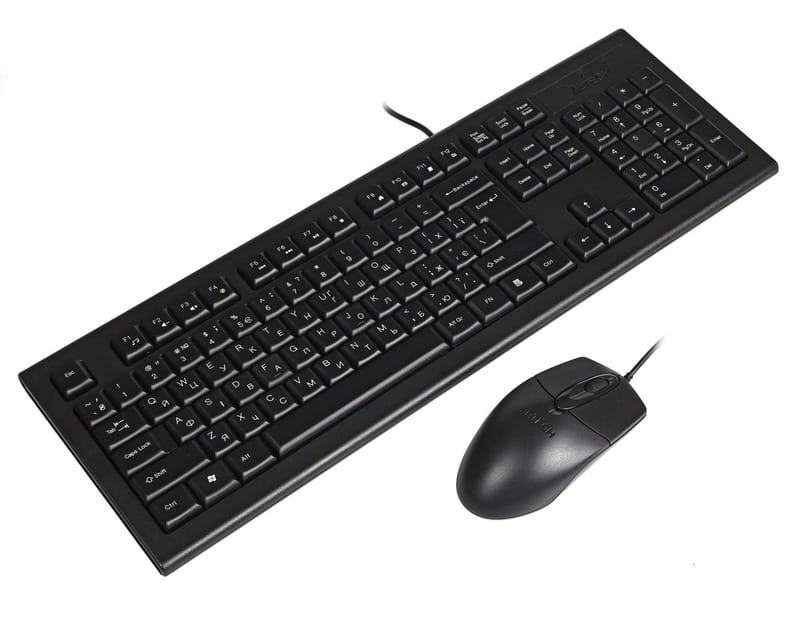 Комплект (клавіатура, миша) A4Tech KR-8572 Black