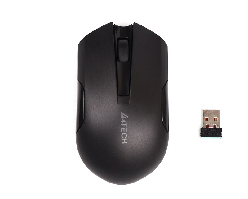 Комплект (клавиатура, мышь) беспроводной A4Tech 3000N Black USB