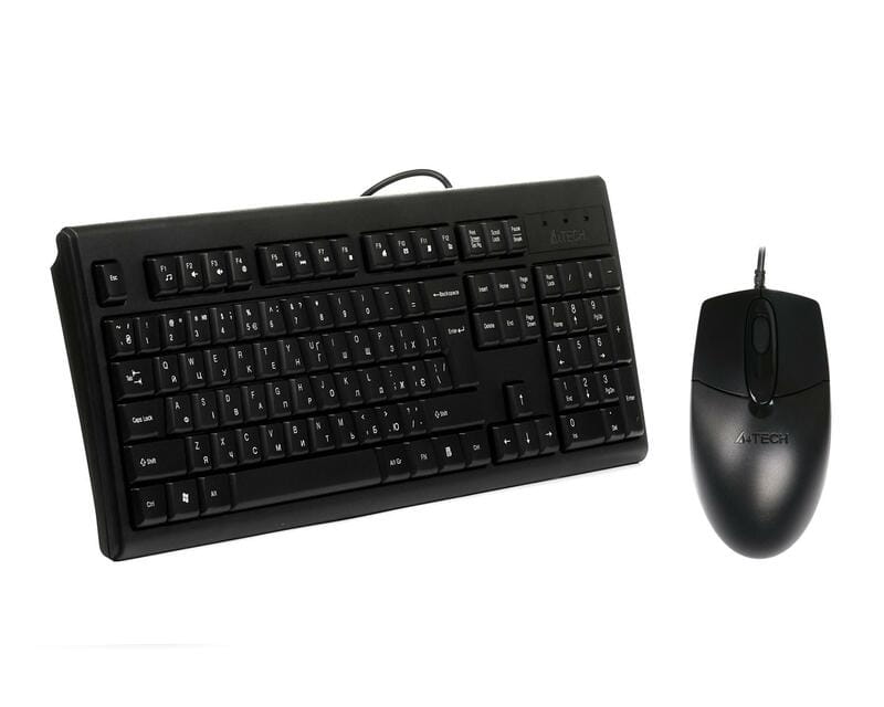 Комплект (клавіатура, миша) A4Tech KR-8372 Black