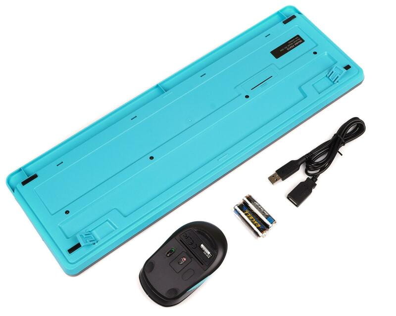 Комплект (клавіатура, миша) бездротовий A4Tech FG1010 Black/Blue