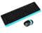 Фото - Комплект (клавіатура, миша) бездротовий A4Tech FG1010 Black/Blue | click.ua