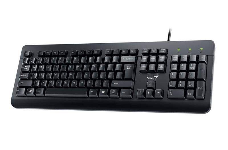 Комплект (клавіатура, миша) Genius KM-160 UKR Black (31330001419)