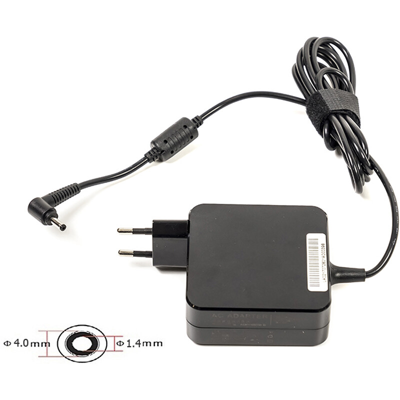 Блок питания PowerPlant для ноутбука Asus 220V, 19V 65W 3.42A, 4.0х1.35мм, wall mount (WM-AS65F4014)