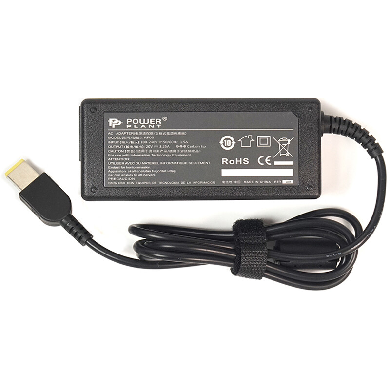 Блок живлення PowerPlant для ноутбука IBM/Lenovo 220V, 20V 65W 3.25A, Special (IB65HUSB)