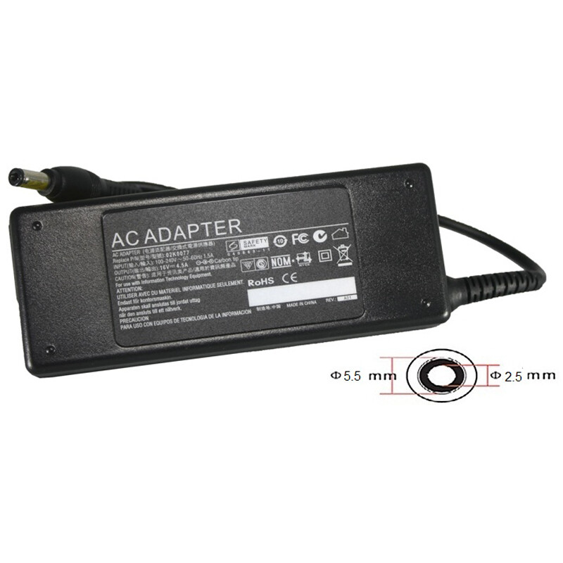 Блок живлення PowerPlant для ноутбука IBM/Lenovo 220V, 16V 72W 4.5A, 5.5х2.5мм (IB72D5525)