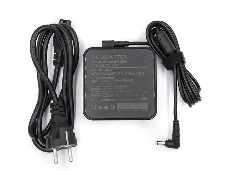 Блок живлення PowerPlant для ноутбуков IBM/Lenovo 220V, 20V 90W 4.5A (5.5*2.5) wall mount (WM-LS90H5525)