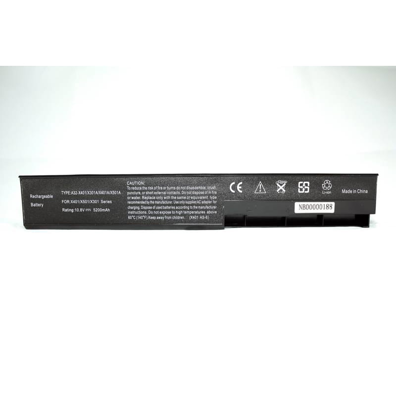 АКБ PowerPlant для ноутбука Asus X401 (A32-X401) 10.8V 5200mAh (NB00000188)