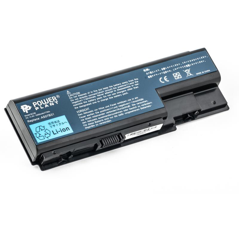 АКБ PowerPlant для ноутбука Acer Aspire 5230 (AS07B41, AR5923LH) 14.8V 5200mAh (NB00000065)