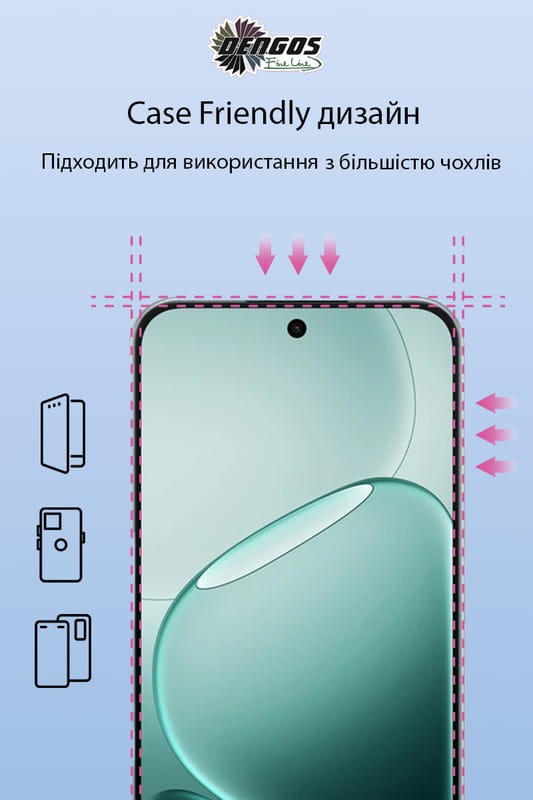 Защитное стекло Dengos для Oppo A6 Pro 4G Black Full Glue (TGFG-431)