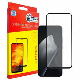 Защитное стекло Dengos для Xiaomi 15T/15T Pro Black Full Glue (TGFG-430)