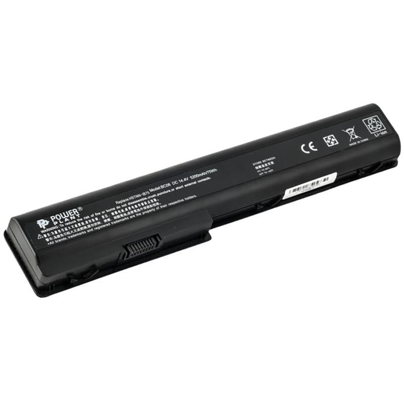 АКБ PowerPlant для ноутбука HP Pavilion DV7 (HSTNN-DB75) 14.4V 5200mAh (NB00000030)