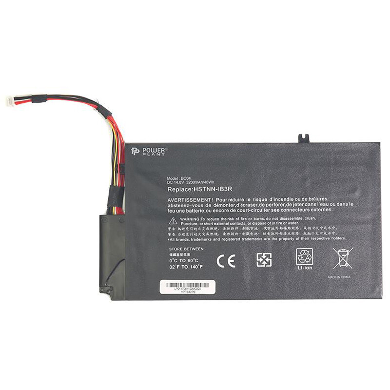 АКБ PowerPlant для ноутбука HP Envy TouchSmart 4 (EL04XL, HPTS40PB) 14.8V 3200mAh (NB460649)