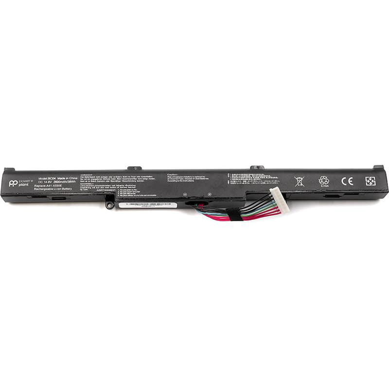 АКБ PowerPlant для ноутбука Asus X450 (AS450EL7, A41-X550E) 14.8V 2600mAh (NB430413)