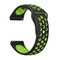 Фото - Ремінець BeCover Vents Style для Xiaomi iMi KW66/Mi Watch Color/Watch S1 Active/Haylou LS01/LS05 Black-Green (705802) | click.ua