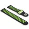 Фото - Ремінець BeCover Vents Style для Xiaomi iMi KW66/Mi Watch Color/Watch S1 Active/Haylou LS01/LS05 Black-Green (705802) | click.ua
