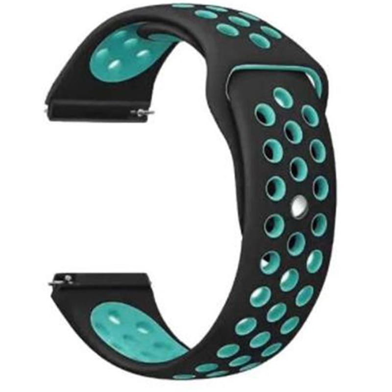 Ремешок BeCover Nike Style для Samsung Galaxy Watch 46mm/Watch 3 45mm/Gear S3 Classic/Gear S3 Frontier Black-Blue (705782)