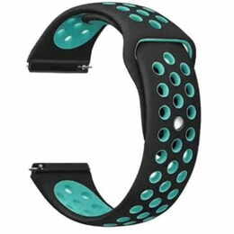 Ремешок BeCover Nike Style для Samsung Galaxy Watch 46mm/Watch 3 45mm/Gear S3 Classic/Gear S3 Frontier Black-Blue (705782)