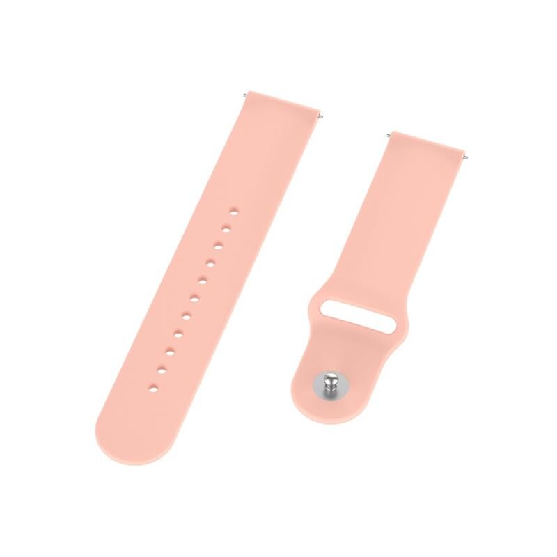 Силиконовый ремешок BeCover для Samsung Galaxy (20mm)/Watch 5/ Watch 4 40/44mm/Watch 4 Classic 42mm/Watch Active/Active 2 40/44mm/Watch 3 41mm/Gear S2/Classic/Gear Sport Grapefruit-Pink (706171)