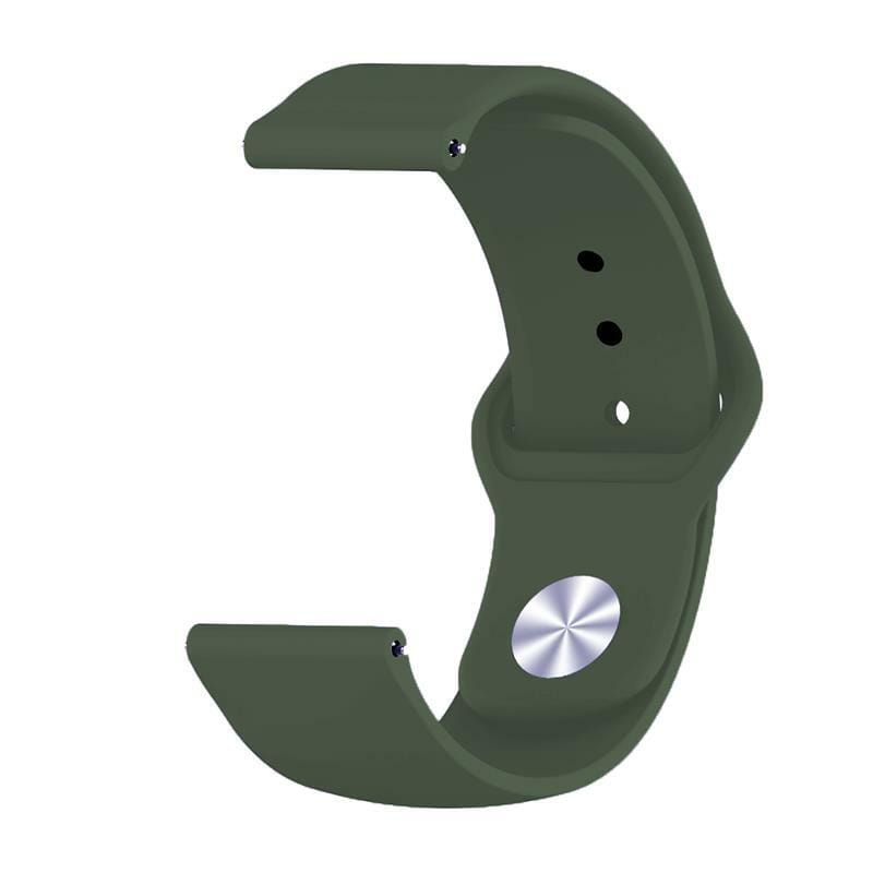 Силиконовый ремешок BeCover для Samsung Galaxy (20mm)/Watch 5/ Watch 4 40/44mm/Watch 4 Classic 42mm/Watch Active/Active 2 40/44mm/Watch 3 41mm/Gear S2/Classic/Gear Sport Khaki (706184)