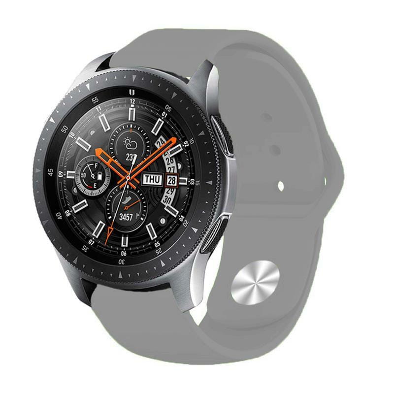 Силиконовый ремешок BeCover для Samsung Galaxy Watch 46mm/Watch 3 45mm/Gear S3 Classic/Gear S3 Frontier Gray (706320)
