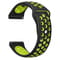 Фото - Ремінець BeCover Nike Style для Xiaomi Amazfit Bip/Bip Lite/Bip S Lite/GTR 42mm/GTS/TicWatch S2/TicWatch E Black-Yellow (705706) | click.ua