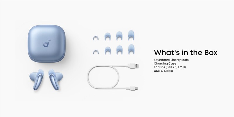 Bluetooth-гарнитура Anker SoundСore Liberty Buds Blue (D1200G31)