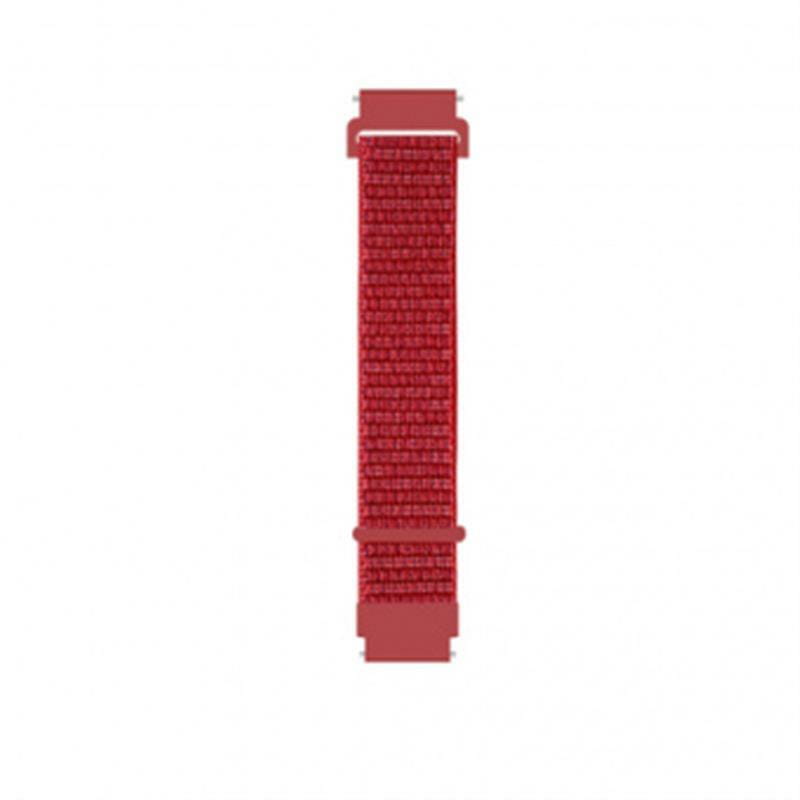 Ремешок BeCover Nylon Style для Samsung Galaxy Watch 42mm/Watch Active/Active 2 40/44mm/Watch 3 41mm/Gear S2 Classic/Gear Sport Red (705822)
