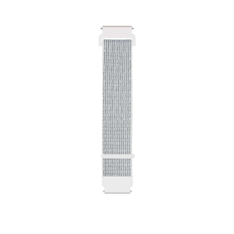 Ремешок BeCover Nylon Style для Xiaomi iMi KW66/Mi Watch Color/Haylou LS01/Watch S1 Active White (705886)