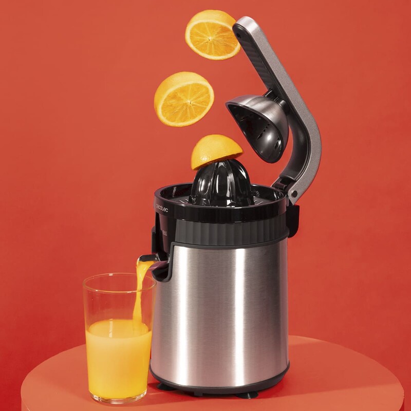 Соковижималка Cecotec Xqueeze RetroJuice 600 Steel (CCTC-03363)