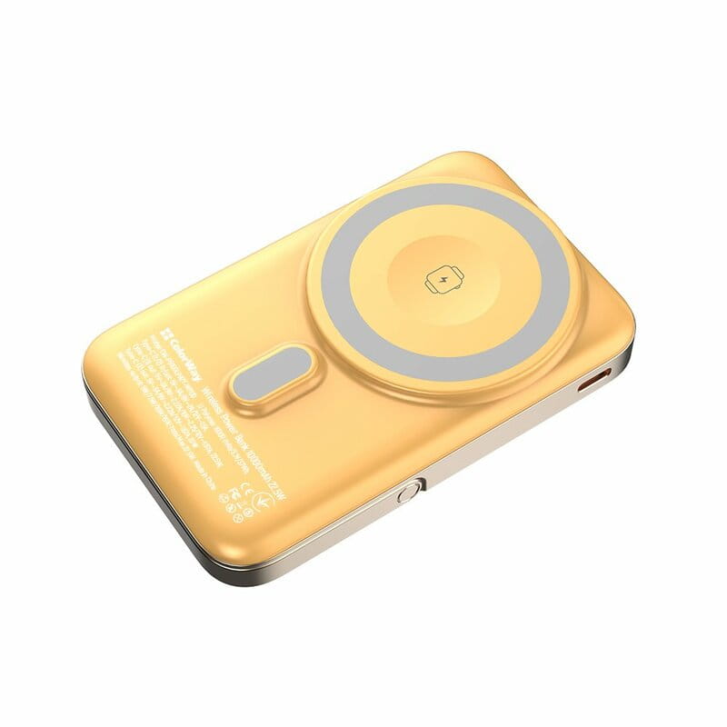 Універсальна мобільна батарея ColorWay 15W MagSafe & Watch Wireless 10000mAh Amber (CW-PB100LPA2Y-WPDD)
